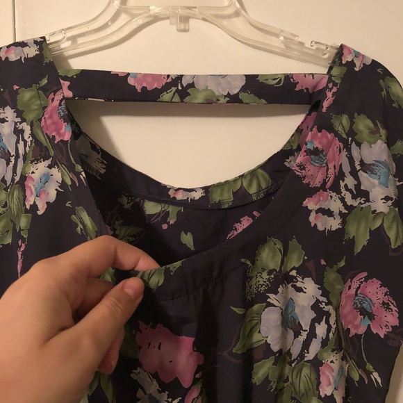 LUSH Floral Dress with Pockets - Picture 7 of 8